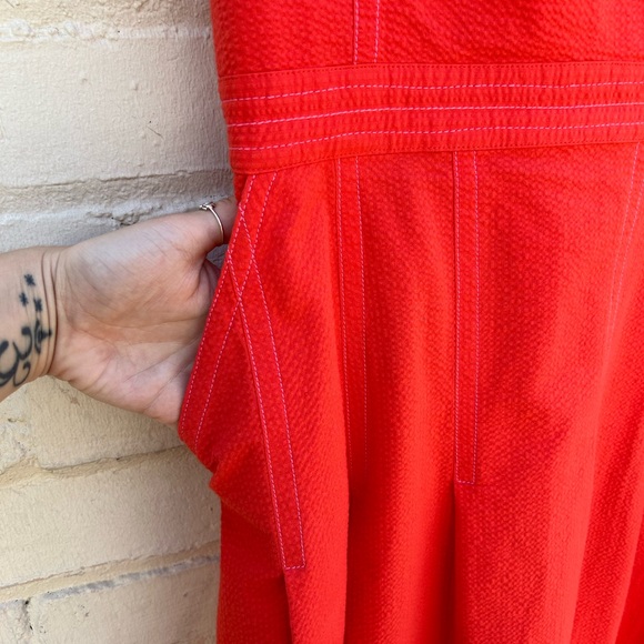 Anthropologie Maeve Alessandra Cross-Back Midi Dress - Picture 8 of 11